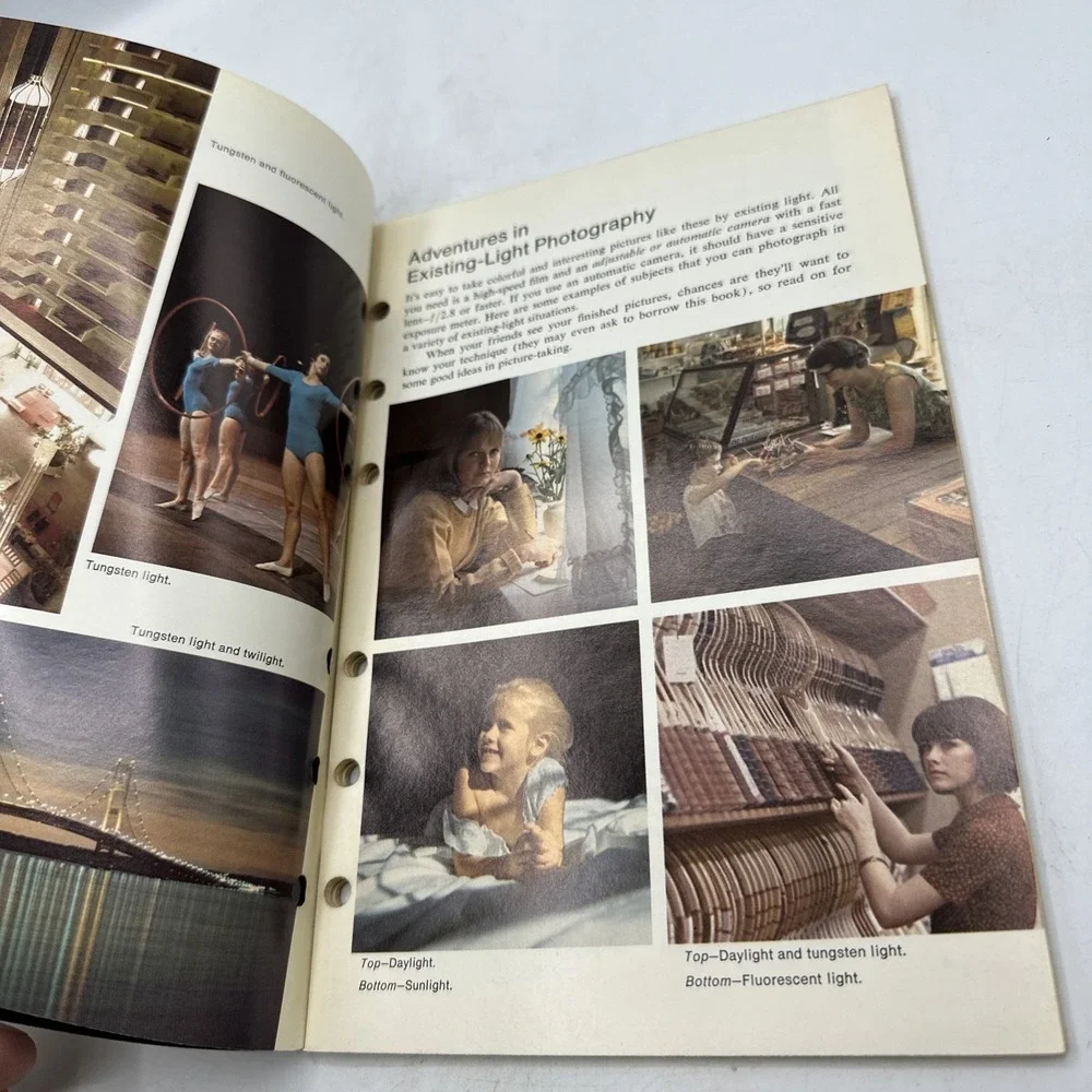 Adventures In Existing -Light Photography By Kodak Paperback Advanced AC 44 1976